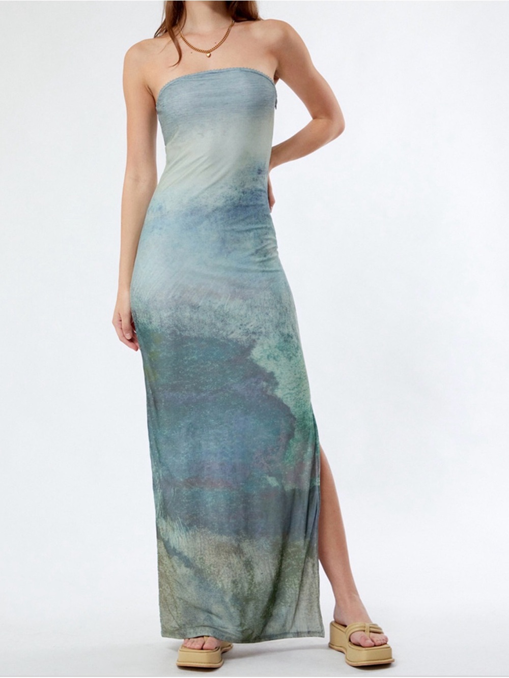 The Met x PacSun Landscape Maxi Dress